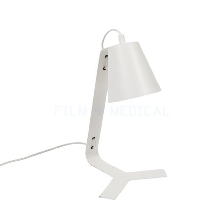 White Desk Lamp With Bulb
